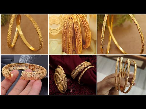 Gold Bangles Designs #colorsoflifewithmusfira #viral #trend