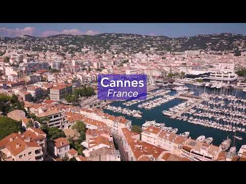Flying over Cannes France
