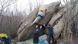 Video thumbnail of Kurama, 7b. Targasonne