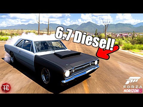 Forza Horizon 5: 1968 Dodge Dart 6.7 POWERSTROKE DIESEL DRIFT BUILD!? (Surprisingly GOOD!)