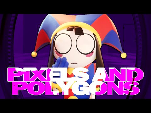 Pixels and Polygons (feat. Coral) - Yuugen Vinny [THE AMAZING DIGITAL CIRCUS LYRIC VIDEO]