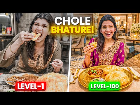 I Tried Every Level of Chole Bhature !