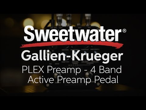 Gallien-Krueger PLEX 4-band Active Preamp Pedal Demo