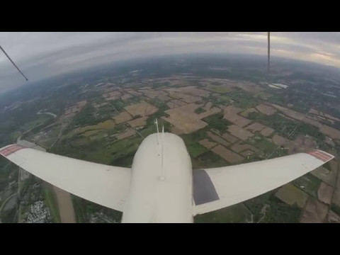 Mooney Power off Stall and Recovery, Tail View - 05/08/2017