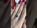 Серебряное кольцо с гранатом 0.625ct