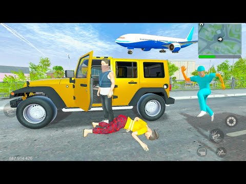 Monster 4x4 Jeep and Other Cars Police Escape Madout Big City Simulator - Android Gameplay.