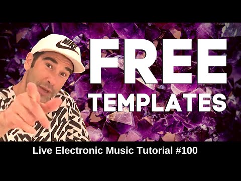 💸 Free Logic Pro X Templates | Live Electronic Music Tutorial 100