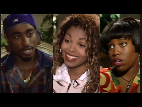 RARE: Tupac, Janet Jackson And Regina King Interview For Poetic Justice