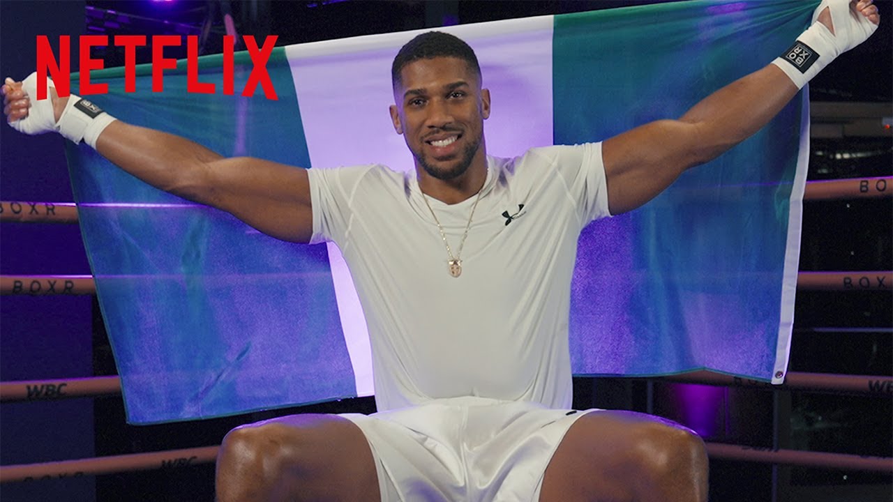 Fighter Anthony Joshua Reps the Nigerian Flag | Jake vs. Joshua | Netflix