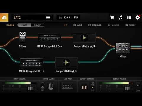 Metallica BATTERY heavy guitar tone demo using Bias FX 2 mobile