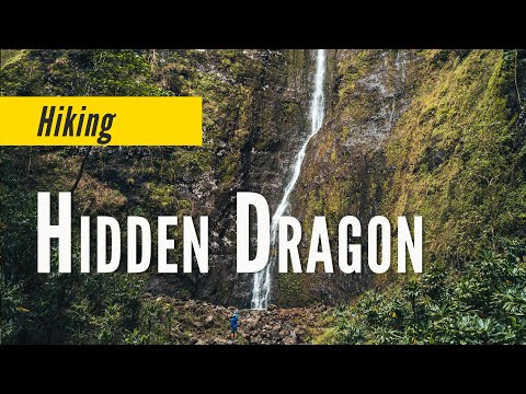 Waterfalls of Oahu - Hidden Dragon | 4k Aerial | Hawaii