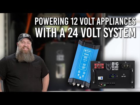 Powering 12 volt appliances with 24 volt system