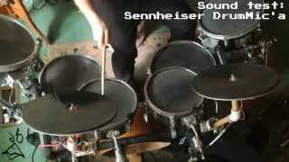 Video thumbnail for Trying out Sennheiser's DrumMic'a on a DIY kit. by TheBitterRoost