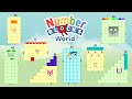 Numberblocks World #4 - Meet Numberblocks 31-50 and Learn How to Trace Their Numerals | BlueZoo Game