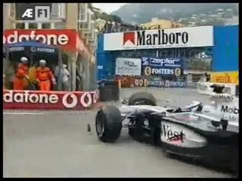 Monaco 2002 Kimi Räikkönen FP2 Crash 💥