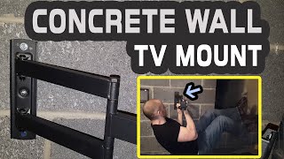 TV mount on concrete wall: how strong is it? Which anchors to use?