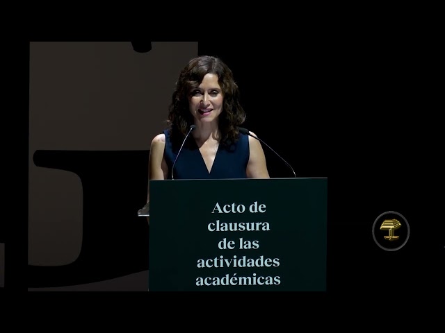Isabel Díaz Ayuso: "Sin ley y orden solo queda la corrupción y la degradación"