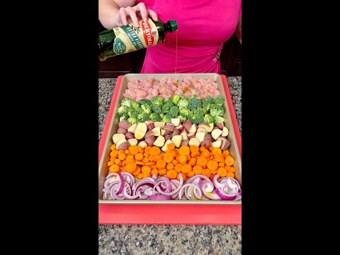 Easy Sheet Pan Dinner 🥦