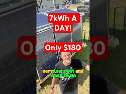 How I Built a 7kWh Solar Shed for Just $180!