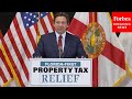 BREAKING NEWS: Gov. Ron DeSantis Proposes Cutting Florida Property Taxes