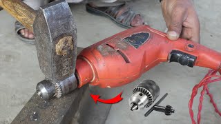 How to Change The Drill Chuck || Replace Drill Chuck