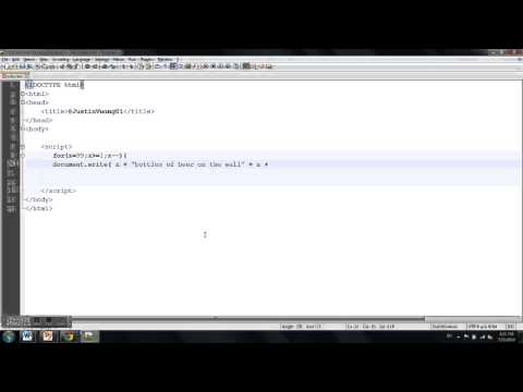 Basic Javascript Tutorial For Beginners Pt 6 Loops For