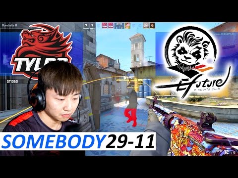 somebody 29-11 POV / eFuture vs TyLoo / Inferno / CS:GO Super League 2017 - Spring Season