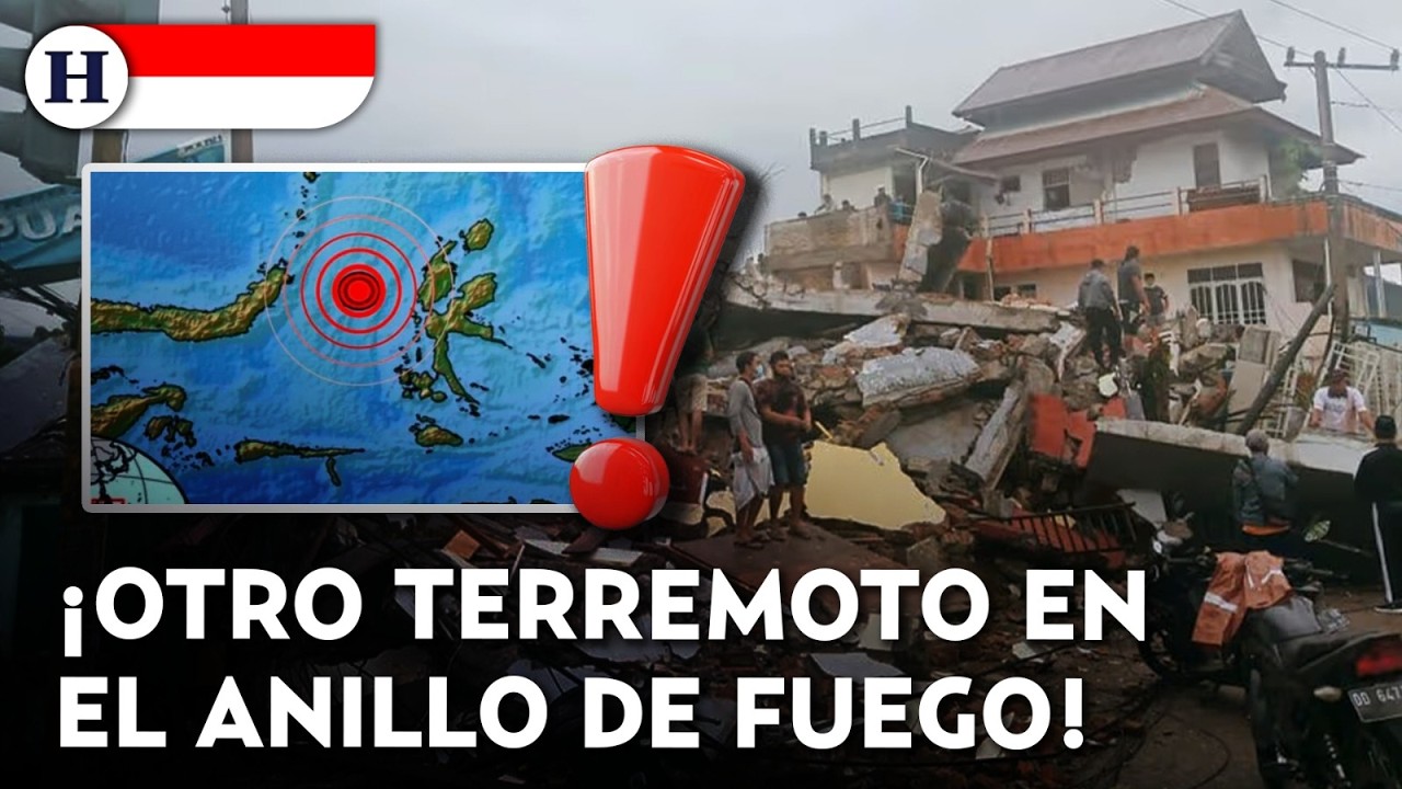 ¡Ahora en Indonesia! Terremoto de 7.7 activa alerta de tsunami; así fue el poderoso sismo