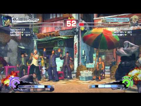 SSF4 AE RANKED MATCH lazi3azn123 (BISON) VS ViperGoomba (GOUKEN)