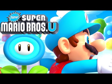 New Super Mario Bros. U Walkthrough Part 7 - Meringue Clouds 100%