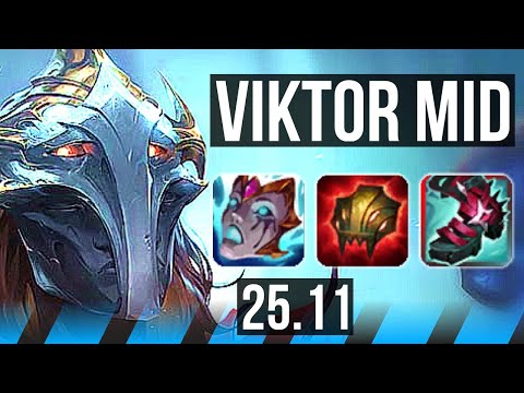 VIKTOR vs PANTHEON (MID) | 49k DMG | KR Master | 25.11