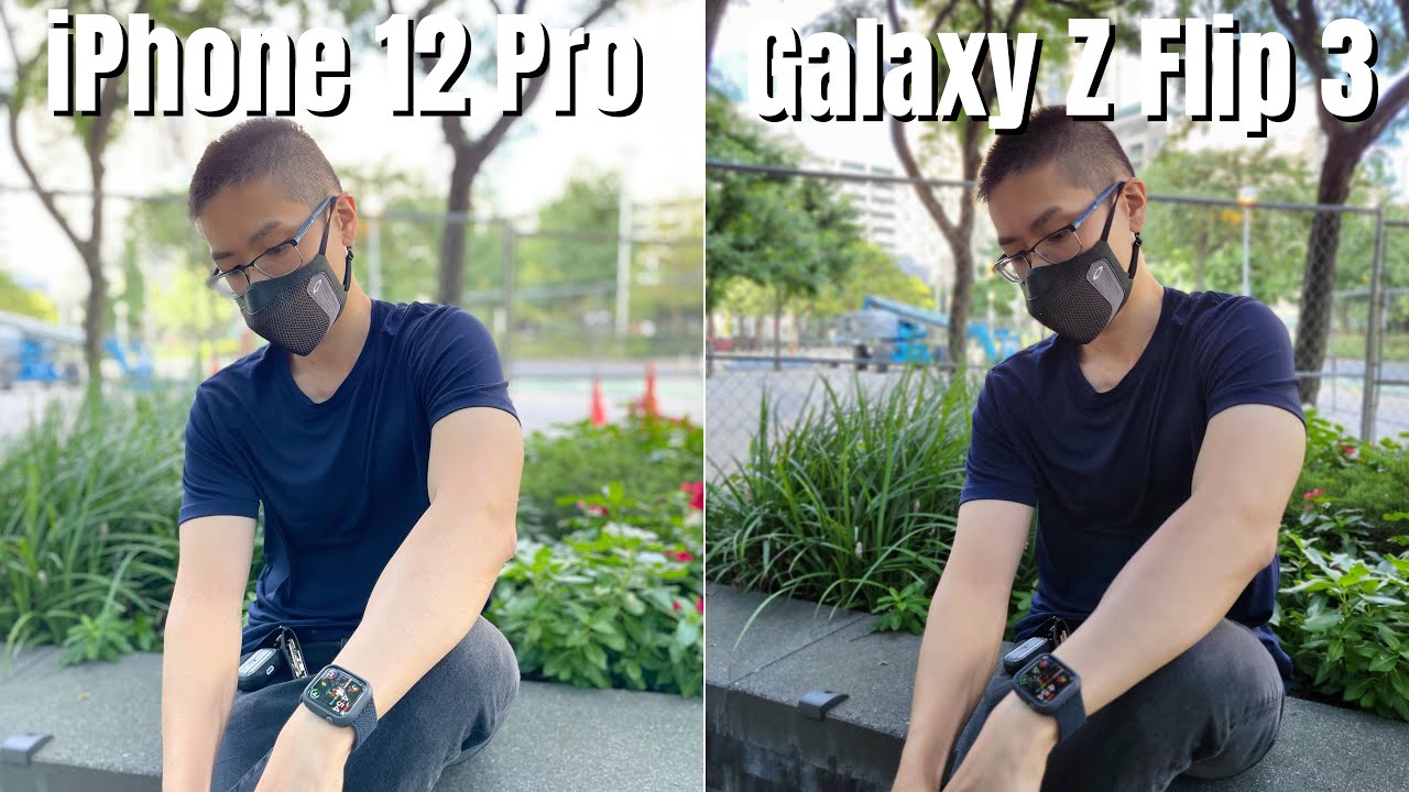 Samsung Galaxy Z Flip 3 vs iPhone 12 Pro Camera Comparison