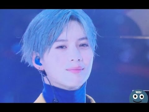 170520 SHINee Taemin with Silver Blue Hair making fans grasp for air - unreal life anime boy