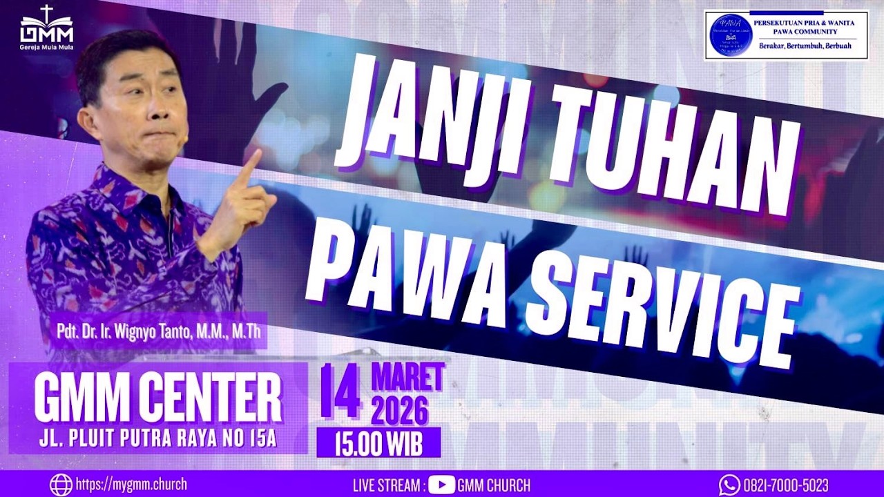 Janji Tuhan – Pdt. Dr. Ir. Wignyo Tanto, M.M., M.Th. (140326)