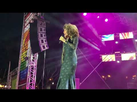 IKENNA BENNY AT WINTER PRIDE, MASPALOMAS, GRAN CANARIA