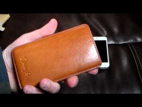 DannyP Style Hand Made Genuine Leather iPhone 5 & 5S Case
