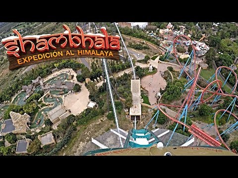 SHAMBHALA Tallest B&M Hypercoaster POV | PortAventura Park (NO COPYRIGHT)