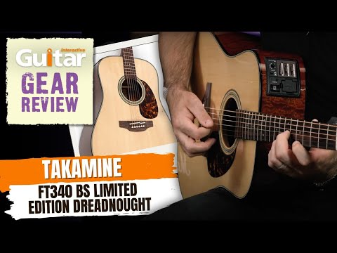 TAKAMINE FT340BS Limited Edition / Made In Japan / Acoustic Electric Dreadnought image 17