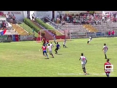 DIRECTO: CP Villarrobledo - UD Almería B. Fase Final Play Off a 2ª B. Castilla - La Mancha Media