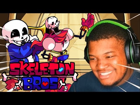 I'M VIBING DOWN TO THE BONE | FNF vs Skeleton Bros V2 Cancelled Build