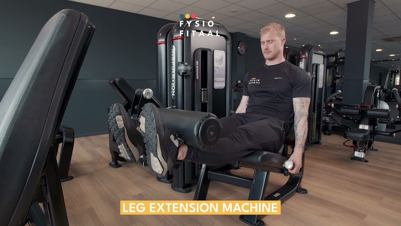 Video thumbnail: Leg extension machine