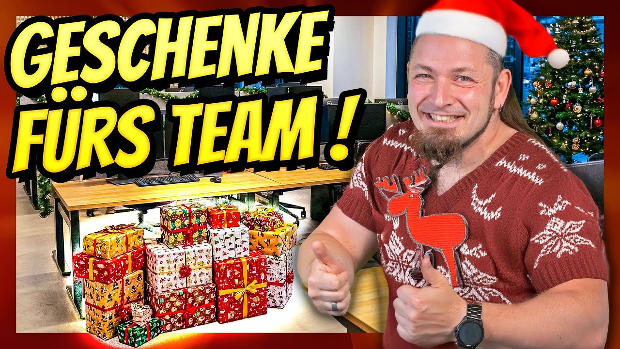 (Schrott-)Wichteln mit dem Team! - Weihnachten 2025