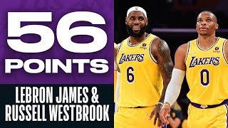 LeBron James - Russell Westbrook - Los Angeles Lakers