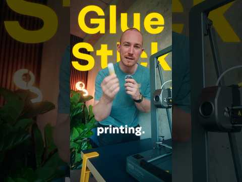 Why and when to use a glue stick on your print bed  #3dprinting