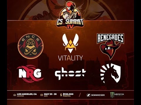 CS GO Vitality vs Ence Semifinal CS_SUMMIT 4 BO3