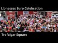 Lionesses Euro Celebration Sweet Caroline Trafalgar Sq