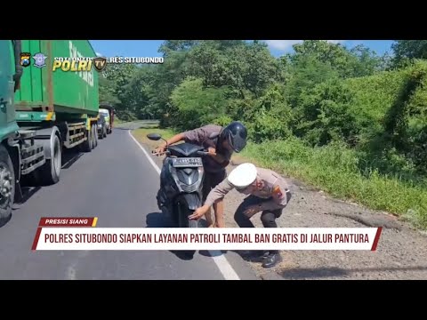 POLISI DI SITUBONDO SIAPKAN LAYANAN PATROLI TAMBAL BAN GRATIS DI JALUR PANTURA