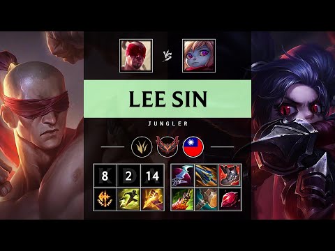 Lee Sin Jungle vs Poppy - TW Grandmaster Patch 25.S1.3