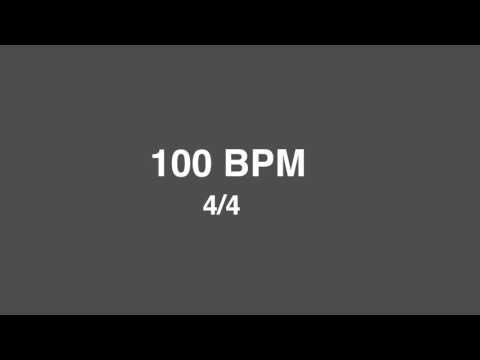 100 BPM 4/4 Metronome/Clicktrack