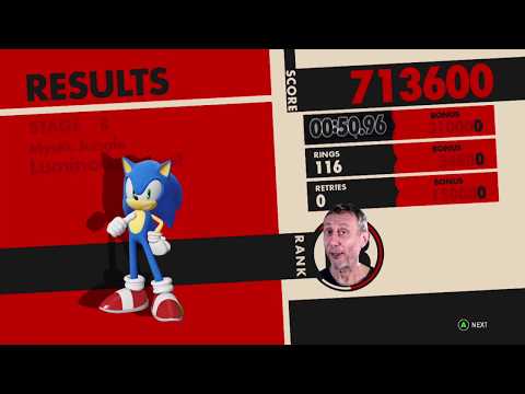 Sonic Forces Speedrun: Luminous Forest (Super Sonic) - 50.96s